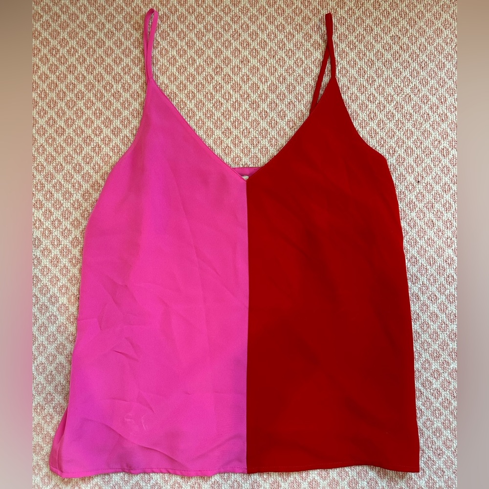 Scotch and Soda pink and red shirt